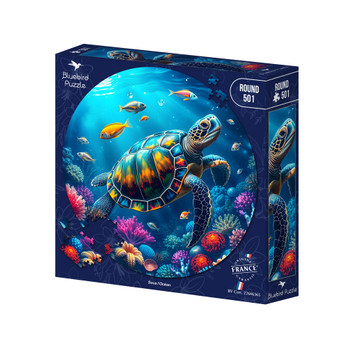Bluebird Rundes Puzzle - Sous l'Océan palapeli 501 palaa