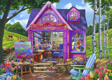 Bluebird She Shed Studio palapeli 500 palaa