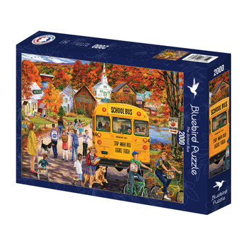 Bluebird The School Bus palapeli 2000 palaa