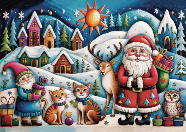 JaCaRou Boho Christmas palapeli 1000 palaa