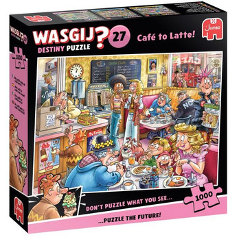 Wasgij Destiny 27 Cafe to Latte! palapeli 1000 palaa