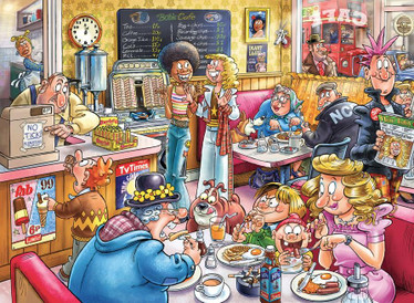 Wasgij Destiny 27 Cafe to Latte! palapeli 1000 palaa