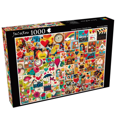 JaCaRou Par/by Anie Maltais Casacade of love palapeli 1000 palaa