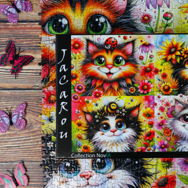 JaCaRou Cat-Titude Squad palapeli 1000 palaa