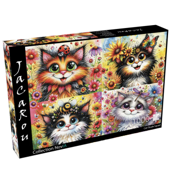 JaCaRou Cat-Titude Squad palapeli 1000 palaa