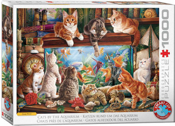 Eurocraphics, Cats by the Aquarium palapeli 1000 palaa