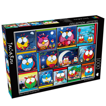 JaCaRou Par/by Natacha Ashby To each their Owl palapeli 1000 palaa