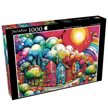 JaCaRou Par/by Anie Maltais Choromatic Lane palapeli 1000 palaa