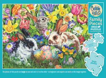 Cobble Hill Easter Bunnies palapeli 350 XXL palaa