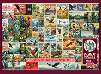 Cobble Hill, National Birds of The World palapeli 2000 palaa