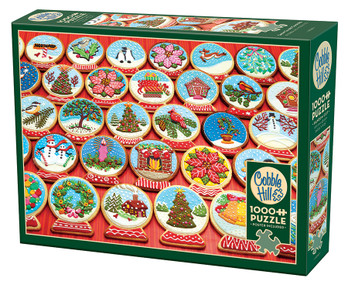 Cobble Hill Snow Globe Cookies palapeli 1000 palaa
