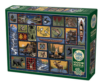 Cobble Hill Woodcraft palapeli 1000 palaa