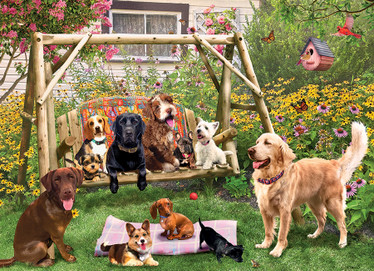 Cobble Hill Doggie Daycare palapeli 500 XXL palaa
