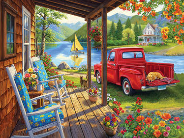 Cobble Hill Lake Life palapeli 275 XXL palaa