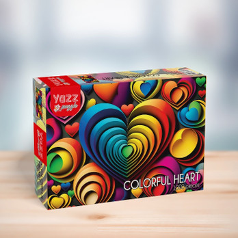 Yazz Colorful Heart palapeli 1000 palaa