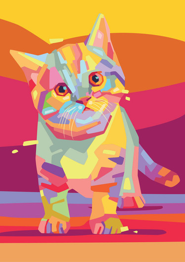 Yazz, Colorful Kitty palapeli 1000 palaa