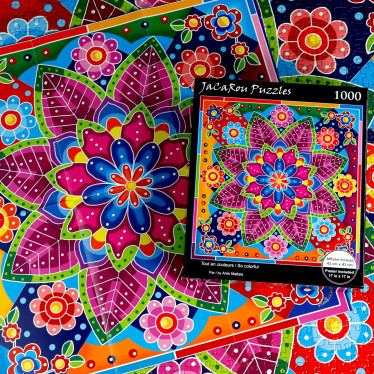 JaCaRou, Anie Meltais, So colorfull palapeli 1000 palaa