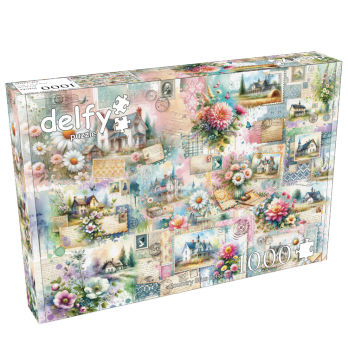 Delfy Contry Bliss Letters palapeli 1000 palaa