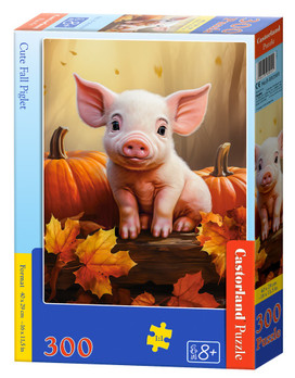 Castorland, Cute Fall Piglet palapeli 300 palaa