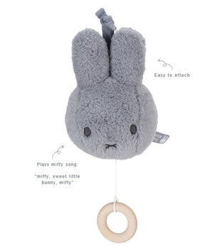 Miffy Fluffy soittorasia sininen