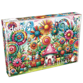 Delfy Dream Garden palapeli 1000 palaa