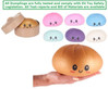 Kawaii Foodiez Surprise Squishy Dumpling Plain XL 16cm