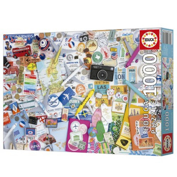 Educa Travel Collage palapeli 1000 palaa
