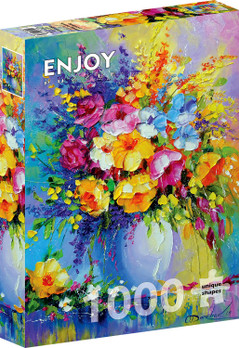 Enjoy Bouquet of Summer Flowers palapeli 1000 palaa