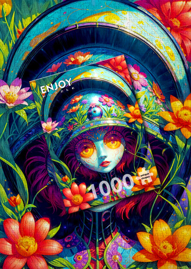 Enjoy Floral Warrior palapeli 1000 palaa