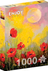 Enjoy Poppies in the Moonlight palapeli 1000 palaa