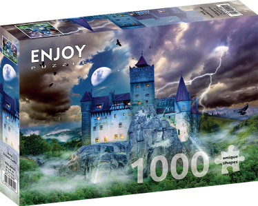 Enjoy Spooky Night at Dracula's Castle palapeli 1000 palaa
