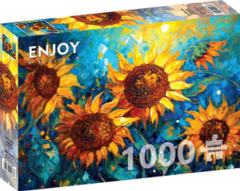 Enjoy Sunflowers Reunion palapeli 1000 palaa