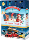 Eurographics Animals Joulukalenteri palapeli 24x50palaa