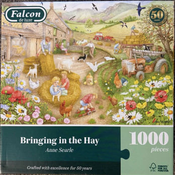 Falcon de luxe, Anne Searle,  Bringing In The Hay palapeli 1000 palaa