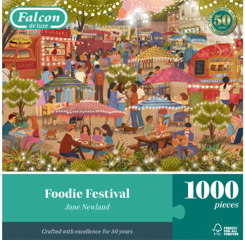Falcon de luxe, Jane Newland, Foodie Festival palapeli 1000 palaa