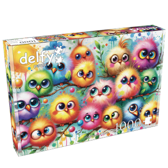Delfy Feathers of fun palapeli 1000 palaa