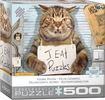 Eurographics, Paul Normand, Feline Felon XXL palapeli 1000 palaa