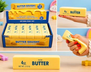 Butter Squishy Fidget – Pehmeä Voipala Stressilelu 