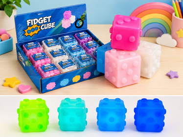 Fidget Pop Cube Glow in the Dark – Hohtava Fidget-kuutio 