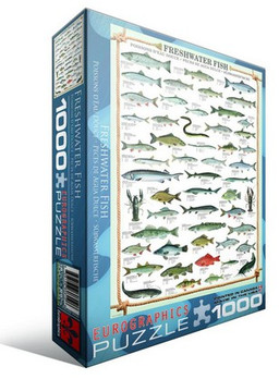 Eurographics Fishes palapeli 1000 palaa