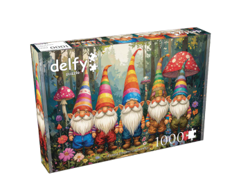Delfy Forest gnome gathering palapeli 1000 palaa