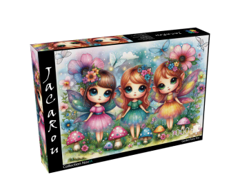 JaCaRou Garden Fairy Trio palapeli 1000 palaa
