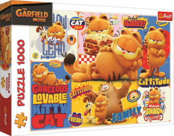 Trefl Garfield's Adventures palapeli 1000 palaa