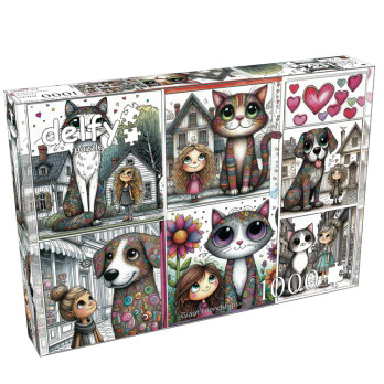 Delfy Giant Friendships palapeli 1000 palaa