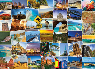 Eurographics Globetrotter Australia palapeli 1000 palaa