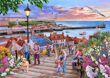 House of Puzzle 199 Steps Whitby palapeli 1000 palaa