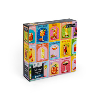 House of Puzzle Colourful Cocktails palapeli 1000 palaa