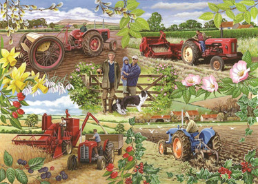House of Puzzles,Keith Stapleton, Farming Year palapeli 1000 palaa