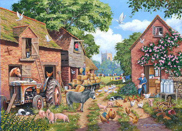 House of Puzzle No.24 - Farm Focus palapeli 1000 palaa