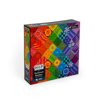 House of Puzzle Patchwork Rainbow palapeli 1000 palaa